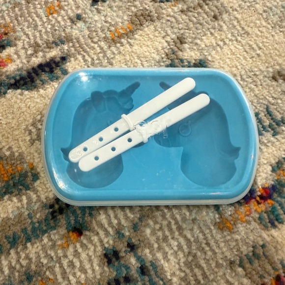 Blue silicone Unicorn horse popsicle candy treat baker mold by Joie girl theme - Picture 5 of 6